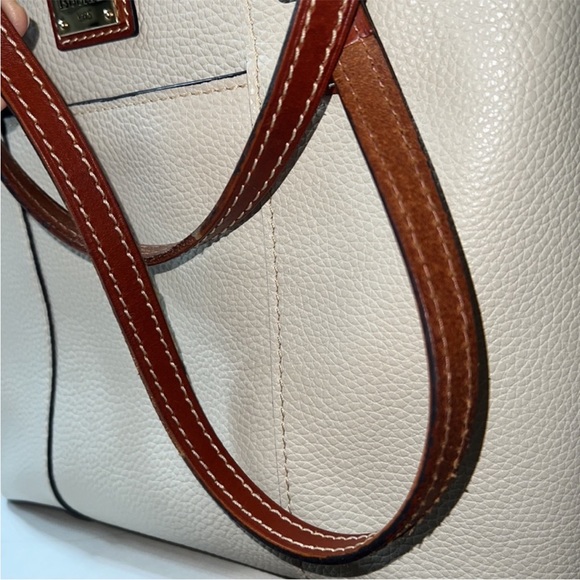 Dooney & Bourke Pebble Grain Lexington Color: Bone (cream) - Picture 12 of 16